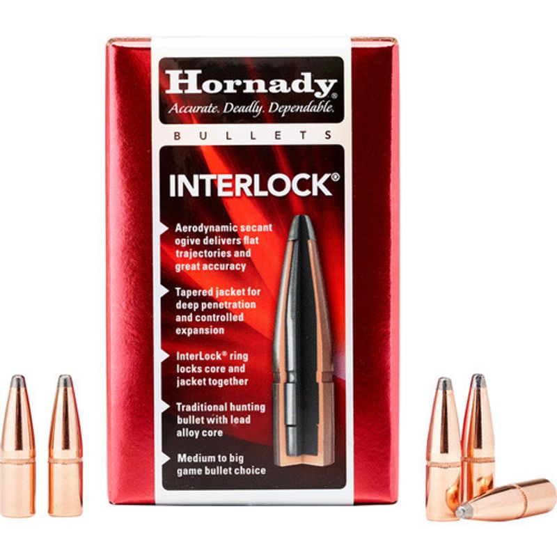 Hornady .30 (.308) 220gr RN Interlock 100 ASK