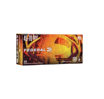 FEDERAL FUSION AMMUNITION CENTERFIRE RIFLE 45-70 GOVT 300GR 20/BOX