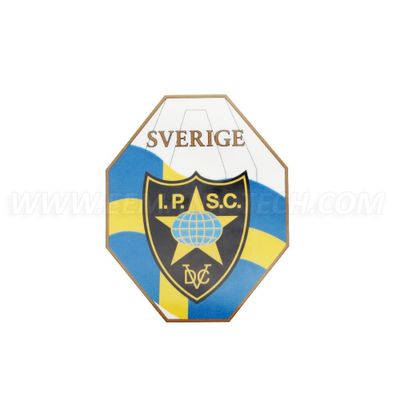 Swedish IPSC Region Sticker, Small - 2,5cm