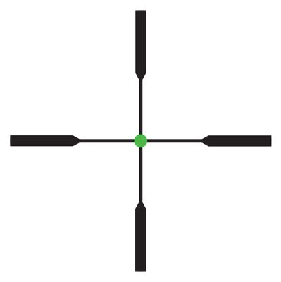Trijicon AccuPoint 2.5-10x56 Standard Duplex Crosshair Green Dot