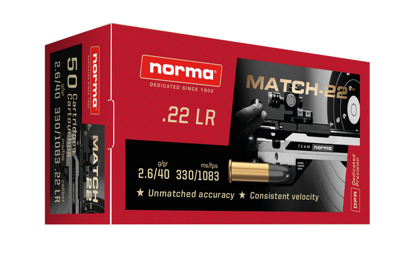 RFC .22 RIFLE NORMA MATCH-22