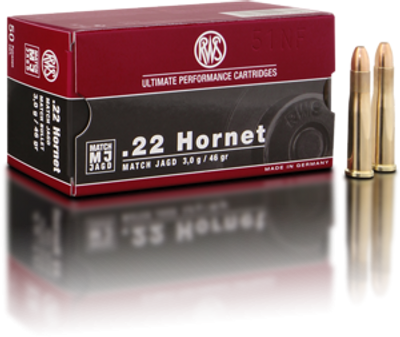RWS 22 Hornet 46gr Match Jagd, 50ptr
