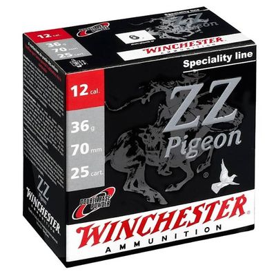 WINCHESTER Kaliber 12, ZZ Pigeon, 12-70, 20mm, 36g, US 4 - 25 ASK