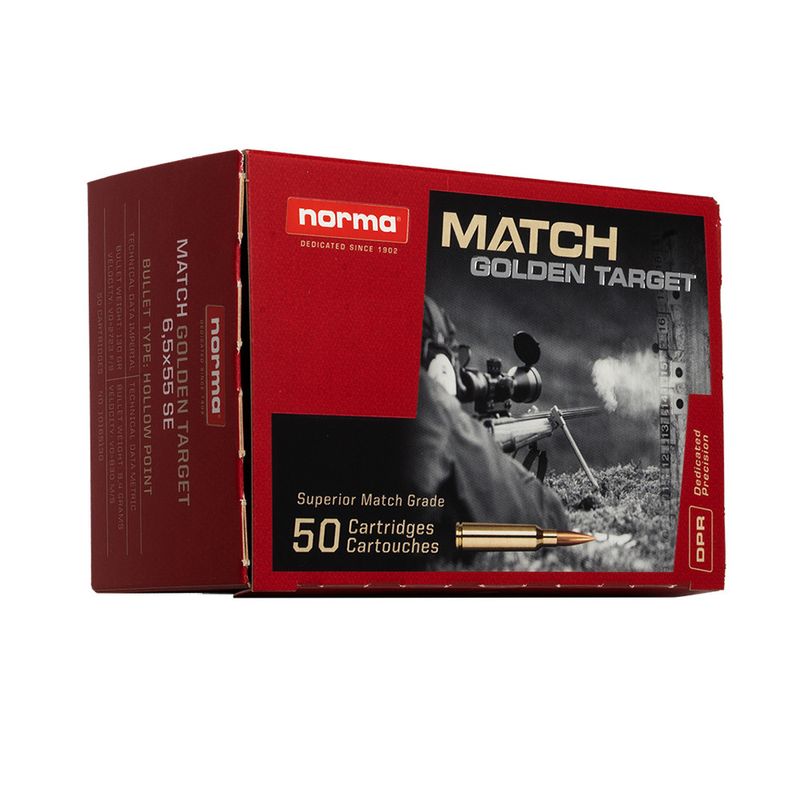 NORMA 6,5x55 Match Golden Target 8,4/130gr 50 ASK