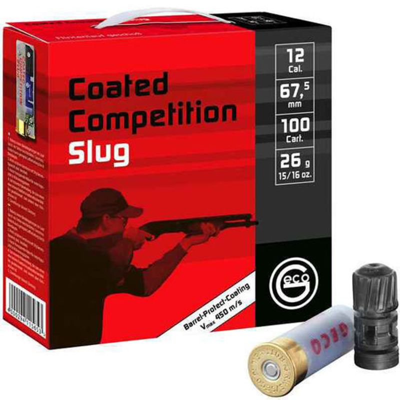 GECO COATED COMPETITION SLUG  12/67,5 26G 100ER