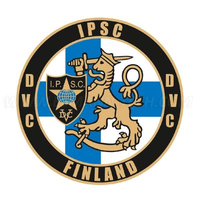 Finnish IPSC Region Sticker - 8cm