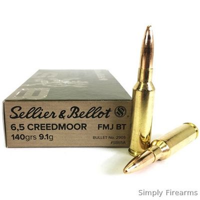 Sellier & Bellot 6,5 Creedmoor FMJ 140grs Tactical