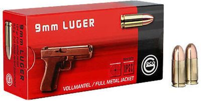 CTG 9MM LUGER GECO FMJ FP 10G 50PC