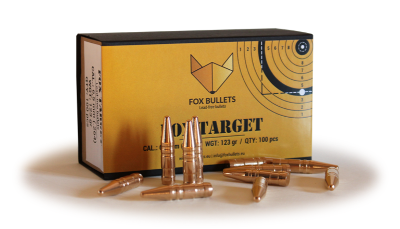 Fox Target .30 (.308) - 150 gr 9,7 g - 100 ASK