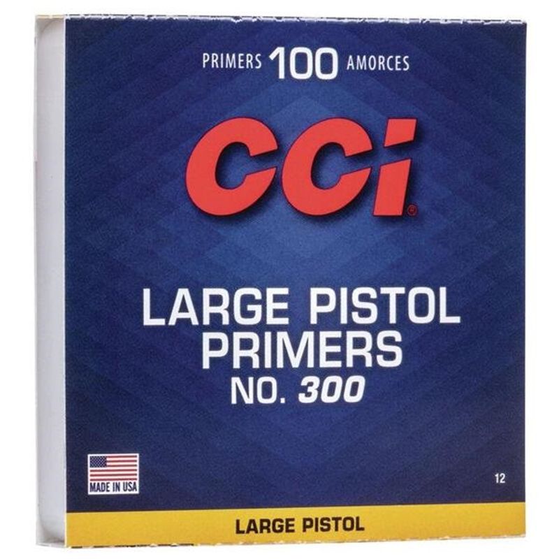 CCI Large Pistol Primers NO. 300 100 ASK