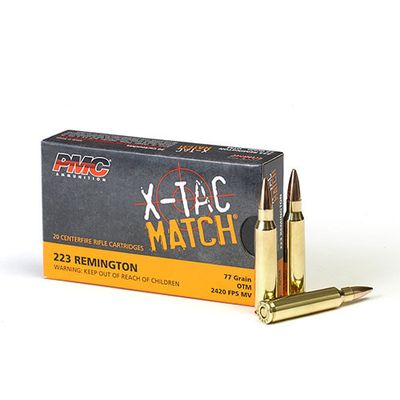 PMC 223 Remington X-Tac Match, 77gr OTM