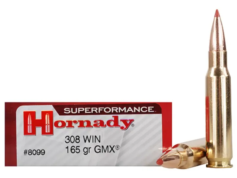 Hornady 308 Win Superformance GMX 165gr