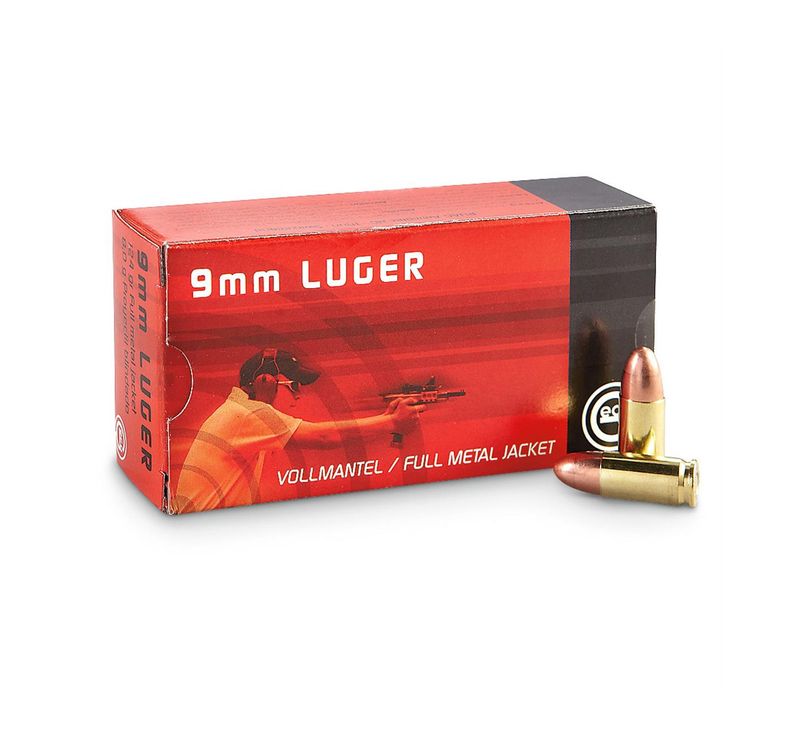 GECO 9mm Luger FMJ 8,0 50 ASK (TOMBAK)