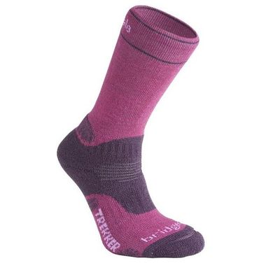 Bridgedale Trekker Strumpa, Lila, 35-37