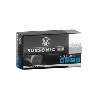 RWS .22 lr Subsonic HP 2,6/40gr Blue 50 ASK