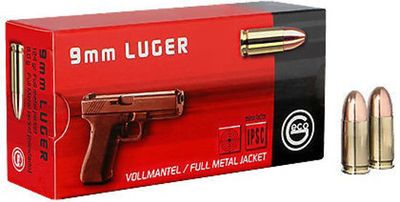 GECO 9mm Luger FMJ 8,0 50 ASK (TOMBAK)