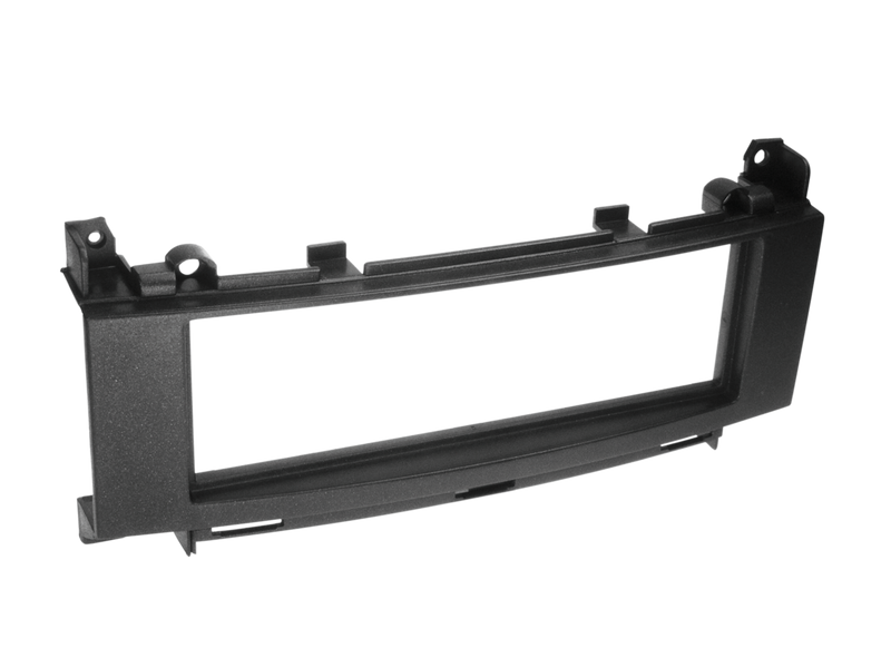 ACV 1-DIN facia plate Mercedes A/B class black 100651
