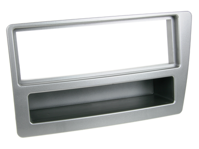 ACV 1-DIN facia plate with pocket Honda Civic 01/2004   silver 100631