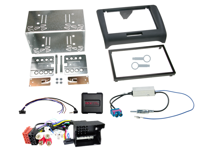 ACV 2-DIN Kit Audi TT(8J) 09/2006-04/2014 SWC/antenna/Amp