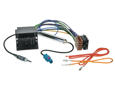 ACV 1324-46 ISO Adapter cable Audi/Seat/Skoda/VW Quadlock - FakraDIN