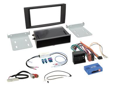 ACV 611320-27-2  2-DIN Kit with pocket VW T5 2003-2015/Touareg 2003-2010 SWC