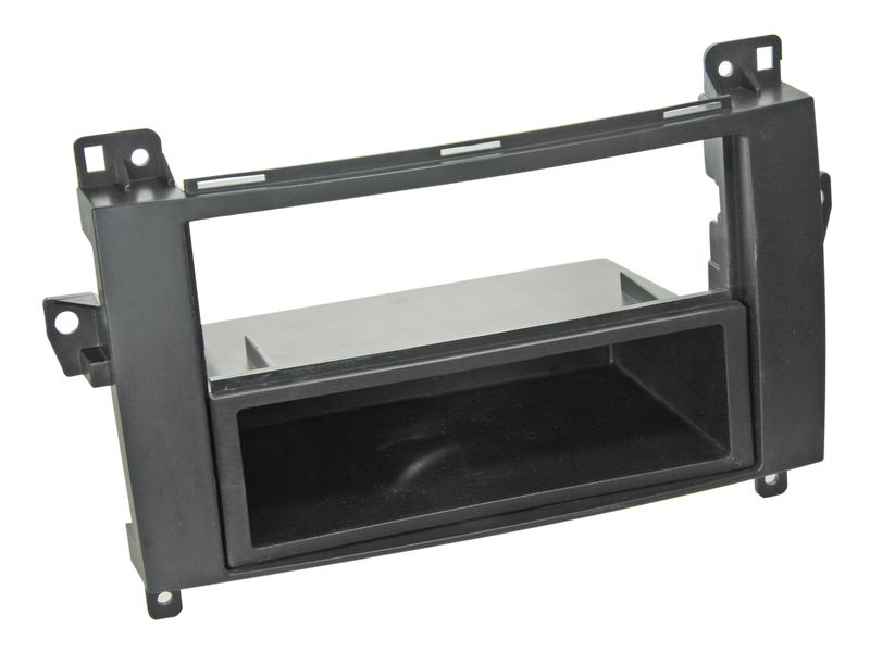ACV 281190-18 2-DIN facia plate with pocket Mercedes black