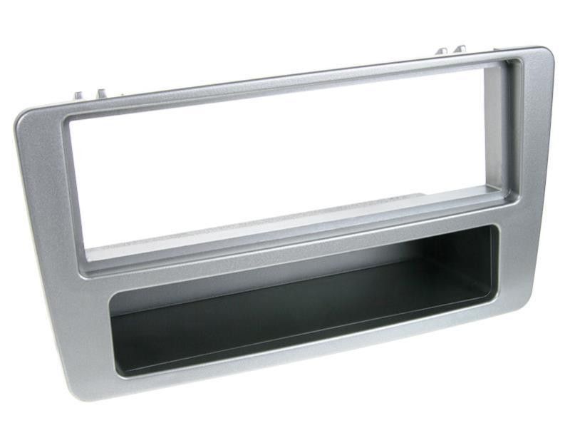 ACV 1-DIN facia plate with pocket Honda Civic 07/2001  silver 100616