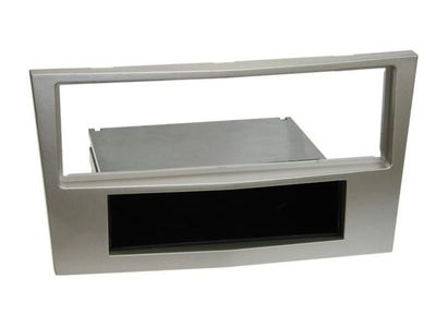 1-DIN facia plate with pocket Opel ″new″ satin stone 100632