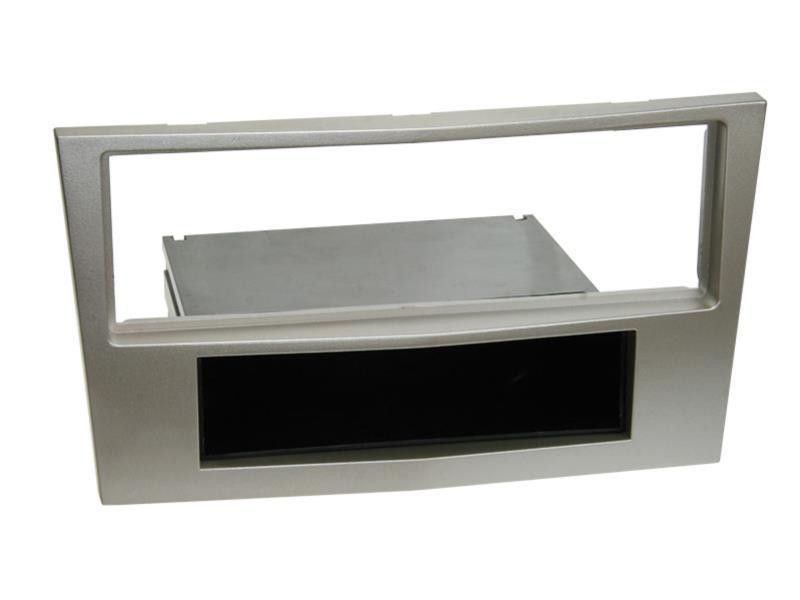 1-DIN facia plate with pocket Opel ″new″ satin stone 100632