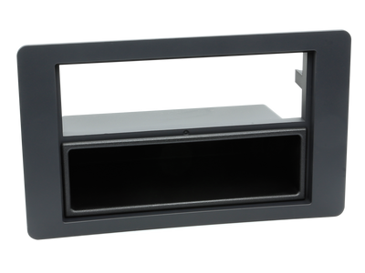 ACV 281270-02 1-DIN Facia plate with pocket Saab 9.5 black