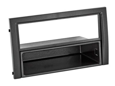 ACV 2-DIN  Asennuspaneeli lokerolla - Skoda Fabia 2004 - 2007 Musta 100625