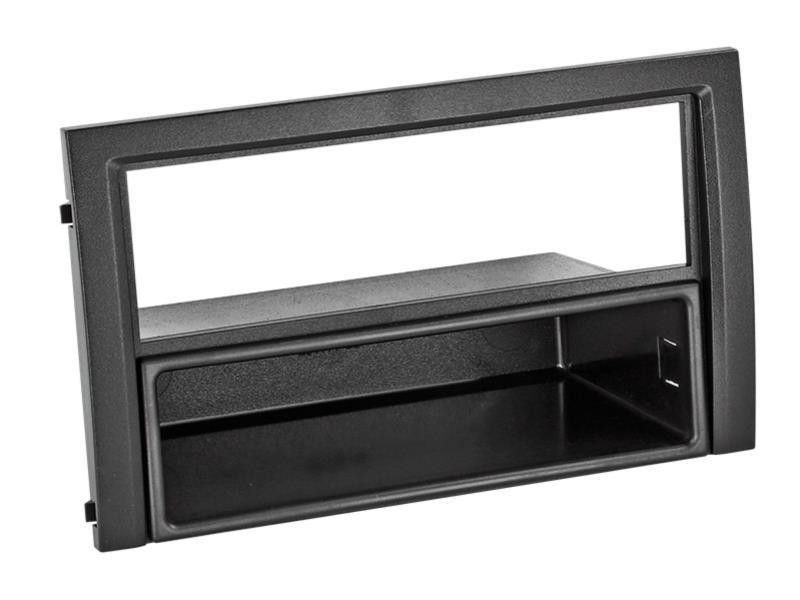 ACV 2-DIN  Asennuspaneeli lokerolla - Skoda Fabia 2004 - 2007 Musta 100625