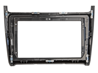 ACV 381320-90-2 9″ facia plate VW Polo(6R) 04/2014-07/2017 silver
