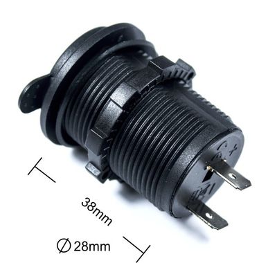 FOUR Connect 4-600152 waterproof power socket 12/24 V