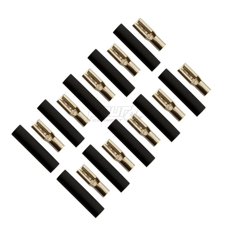 FOUR Connect 4-690732 flat connector 2.5mm²,  2.8mm, black, 10pcs