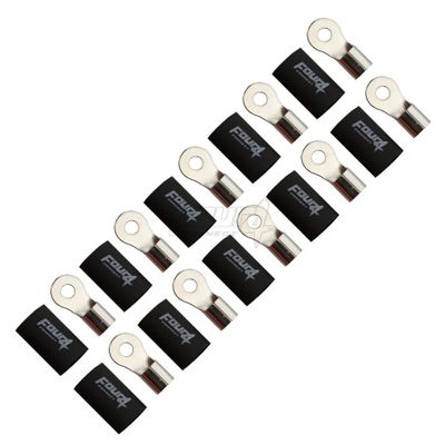 FOUR Connect 4-690954 M6 ring terminal 20mm², 10x black