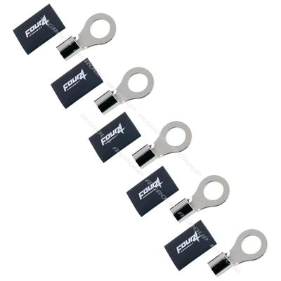 FOUR Connect 4-690966 M12 ring terminal 20mm², 5x black