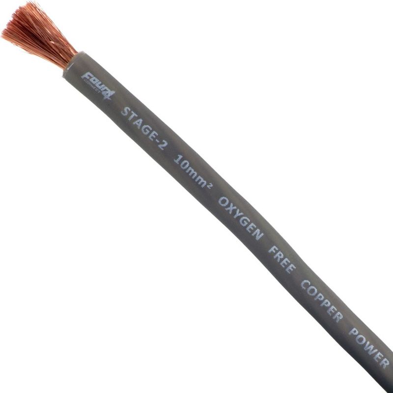 FOUR Connect 4-800212 STAGE2 10mm2 OFC power cable grey 50m