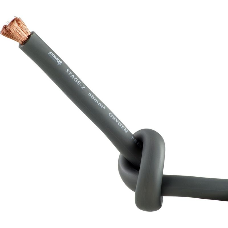 FOUR Connect 4-800218 STAGE2 50mm2 OFC power cable grey 20m
