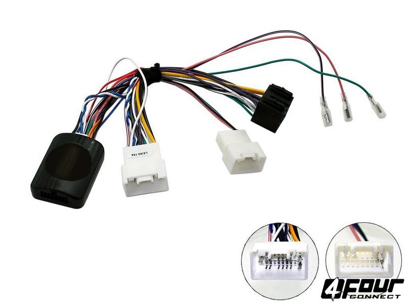 FOUR Connect Mitsubishi Steering wheel remote adapter
