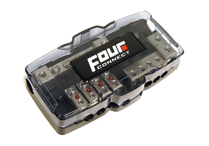 4 Connect 4-FB420 +/- fuseholder 2x50/4x20mm2