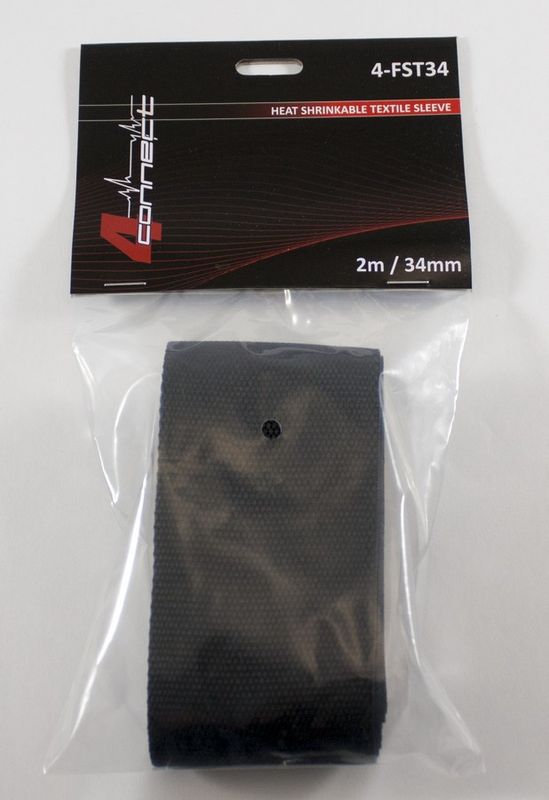 FOUR Connect 4-FST34 fabric/polyester shrink tube 34mm/2m