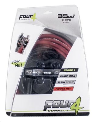 FOUR Connect 4-PKIT35 amplifier wiring kit 35mm2