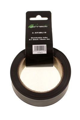 FOUR Connect 4-ST3BL19 shrink tube,  2:1 Black 19mm 3m