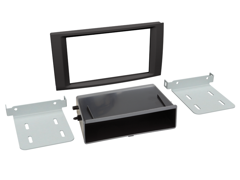 ACV 611320-27-2  2-DIN Kit with pocket VW T5 2003-2015/Touareg 2003-2010 SWC