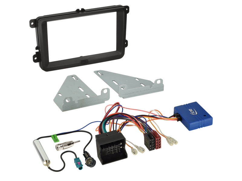 ACV 2-DIN Kit Seat/Skoda/VW vehicles CAN Bus/antenna black