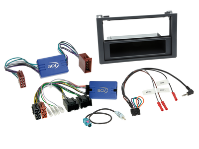 ACV 1-DIN / 2-DIN Kit with pocket Saab 9.3(YS3F) 2007-2011 SWC/antenna