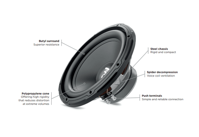 SUB12 FOCAL Car Subwoofer Speaker | 12" 300w RMS / Max 600w