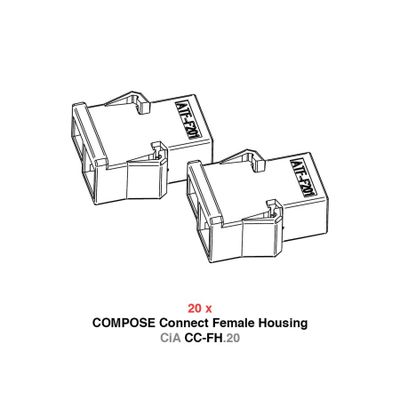 Helix CiA CC-FH.20 Female Housing Kit for COMPOSE Connect Plug connections