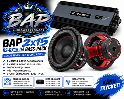 BAP 2x15 RX 5000W Bass-Pack